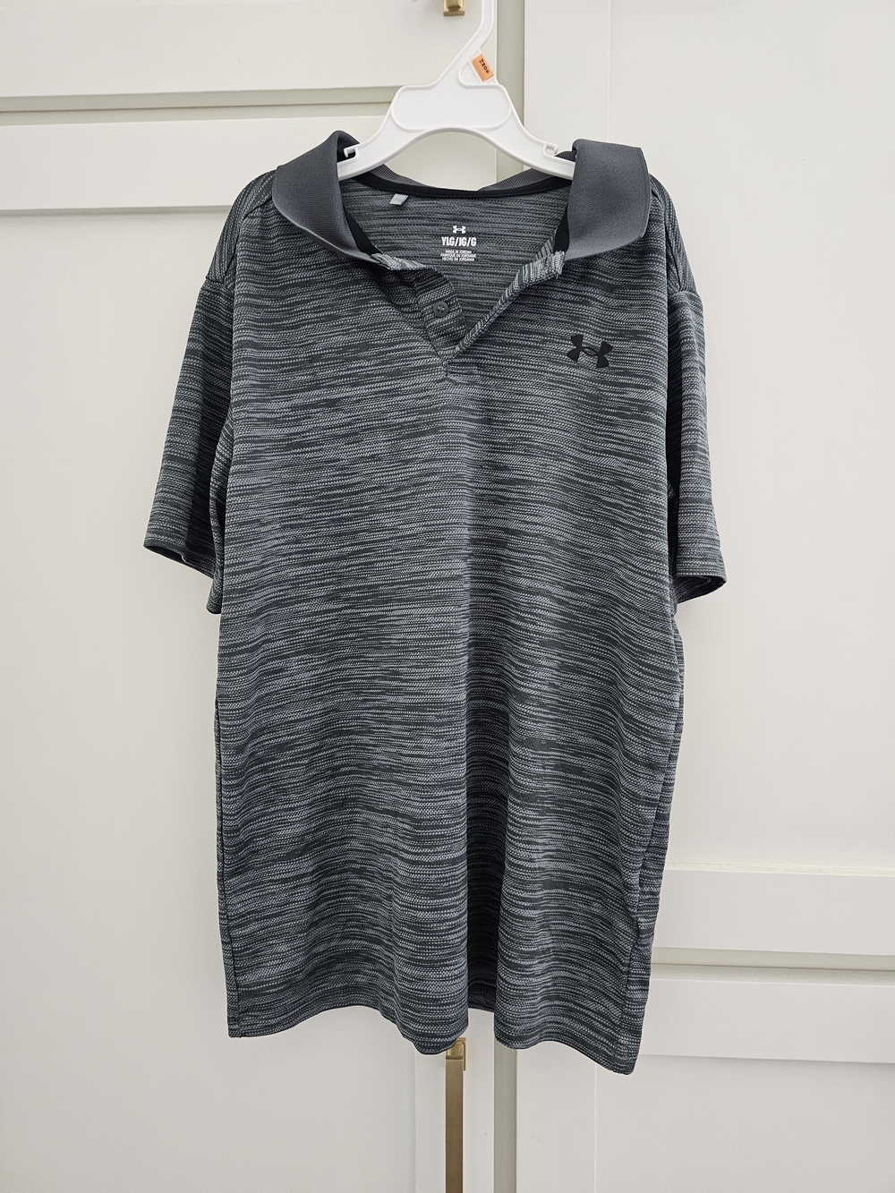 Under Armour Gray Heathered Polo Shirt